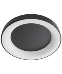 kelvo® SALEM KLV-101-0281 Φωτιστικό Οροφής LED 105W 10500lm 120° AC 220-240V IP20 Ρυθμιζόμενο Λευκό CCT με Χειριστήριο από 2700K έως 6000K Dimmable – Lumileds SMD Chip – Μαύρο Ματ – Μ60 x Π60 x Υ9.5cm – 3 Χρόνια Εγγύηση