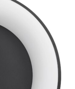 kelvo® SALEM KLV-101-0281 Φωτιστικό Οροφής LED 105W 10500lm 120° AC 220-240V IP20 Ρυθμιζόμενο Λευκό CCT με Χειριστήριο από 2700K έως 6000K Dimmable – Lumileds SMD Chip – Μαύρο Ματ – Μ60 x Π60 x Υ9.5cm – 3 Χρόνια Εγγύηση