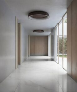 kelvo® SALEM KLV-101-0284 Φωτιστικό Οροφής LED 105W 10500lm 120° AC 220-240V IP20 Ρυθμιζόμενο Λευκό CCT με Χειριστήριο από 2700K έως 6000K Dimmable – Lumileds SMD Chip – Καφέ Ματ – Μ60 x Π60 x Υ9.5cm – 3 Χρόνια Εγγύηση