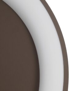 kelvo® SALEM KLV-101-0284 Φωτιστικό Οροφής LED 105W 10500lm 120° AC 220-240V IP20 Ρυθμιζόμενο Λευκό CCT με Χειριστήριο από 2700K έως 6000K Dimmable – Lumileds SMD Chip – Καφέ Ματ – Μ60 x Π60 x Υ9.5cm – 3 Χρόνια Εγγύηση