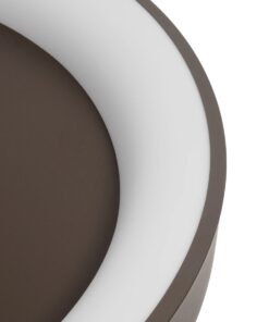 kelvo® SALEM KLV-101-0284 Φωτιστικό Οροφής LED 105W 10500lm 120° AC 220-240V IP20 Ρυθμιζόμενο Λευκό CCT με Χειριστήριο από 2700K έως 6000K Dimmable – Lumileds SMD Chip – Καφέ Ματ – Μ60 x Π60 x Υ9.5cm – 3 Χρόνια Εγγύηση