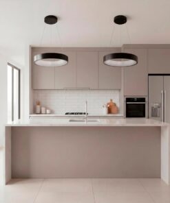 kelvo® SALEM KLV-101-0285 Κρεμαστό Φωτιστικό Οροφής LED 75W 7500lm 120° AC 220-240V IP20 Ρυθμιζόμενο Λευκό CCT με Χειριστήριο από 2700K έως 6000K Dimmable – Lumileds SMD Chip – Μαύρο Ματ – Μ45 x Π45 x Υ6cm – 3 Χρόνια Εγγύηση
