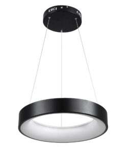 kelvo® SALEM KLV-101-0285 Κρεμαστό Φωτιστικό Οροφής LED 75W 7500lm 120° AC 220-240V IP20 Ρυθμιζόμενο Λευκό CCT με Χειριστήριο από 2700K έως 6000K Dimmable – Lumileds SMD Chip – Μαύρο Ματ – Μ45 x Π45 x Υ6cm – 3 Χρόνια Εγγύηση