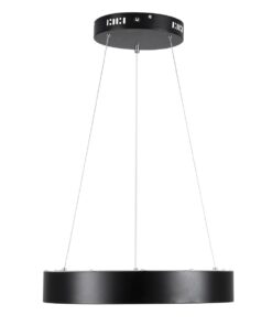 kelvo® SALEM KLV-101-0285 Κρεμαστό Φωτιστικό Οροφής LED 75W 7500lm 120° AC 220-240V IP20 Ρυθμιζόμενο Λευκό CCT με Χειριστήριο από 2700K έως 6000K Dimmable – Lumileds SMD Chip – Μαύρο Ματ – Μ45 x Π45 x Υ6cm – 3 Χρόνια Εγγύηση