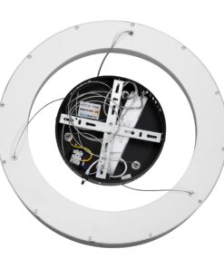 kelvo® SALEM KLV-101-0285 Κρεμαστό Φωτιστικό Οροφής LED 75W 7500lm 120° AC 220-240V IP20 Ρυθμιζόμενο Λευκό CCT με Χειριστήριο από 2700K έως 6000K Dimmable – Lumileds SMD Chip – Μαύρο Ματ – Μ45 x Π45 x Υ6cm – 3 Χρόνια Εγγύηση