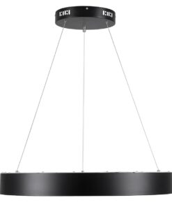 kelvo® SALEM KLV-101-0289 Κρεμαστό Φωτιστικό Οροφής LED 105W 10500lm 120° AC 220-240V IP20 Ρυθμιζόμενο Λευκό CCT με Χειριστήριο από 2700K έως 6000K Dimmable – Lumileds SMD Chip – Μαύρο Ματ – Μ60 x Π60 x Υ6cm – 3 Χρόνια Εγγύηση