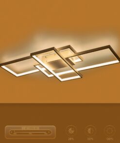 kelvo® QUADRA KLV-101-0294 Φωτιστικό Οροφής LED 100W 10000lm 120° AC 220-240V IP20 Ρυθμιζόμενο Λευκό CCT με Χειριστήριο από 2700K έως 6000K Dimmable – Lumileds SMD Chip – Λευκό Ματ – Μ85 x Π45 x Υ9cm – 3 Χρόνια Εγγύηση