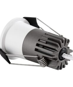 kelvo® DOT KLV-101-0301 Χωνευτό Φωτιστικό Downlight Σποτ LED 5W 625lm 38° AC 220-240V IP20 Θερμό Λευκό 2700K – Bridgelux COB Chip & TÜV SÜD Driver – Λευκό Ματ – Μ4 x Π4 x Υ5.9cm / Q3.5cm – 5 Χρόνια Εγγύηση