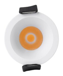 kelvo® DOT KLV-101-0301 Χωνευτό Φωτιστικό Downlight Σποτ LED 5W 625lm 38° AC 220-240V IP20 Θερμό Λευκό 2700K – Bridgelux COB Chip & TÜV SÜD Driver – Λευκό Ματ – Μ4 x Π4 x Υ5.9cm / Q3.5cm – 5 Χρόνια Εγγύηση