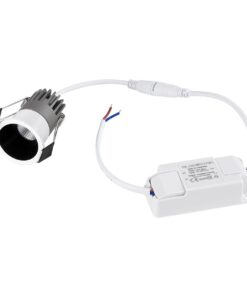 kelvo® DOT KLV-101-0303 Χωνευτό Φωτιστικό Downlight Σποτ LED 5W 650lm 38° AC 220-240V IP20 Φυσικό Λευκό 4500K – Bridgelux COB Chip & TÜV SÜD Driver – Λευκό & Μαύρο Ματ – Μ4 x Π4 x Υ5.9cm / Q3.5cm – 5 Χρόνια Εγγύηση