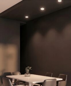 kelvo® DOT KLV-101-0304 Χωνευτό Φωτιστικό Downlight Σποτ LED 5W 650lm 38° AC 220-240V IP20 Φυσικό Λευκό 4500K – Bridgelux COB Chip & TÜV SÜD Driver – Λευκό Ματ – Μ4 x Π4 x Υ5.9cm / Q3.5cm – 5 Χρόνια Εγγύηση