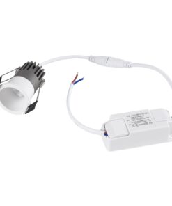 kelvo® DOT KLV-101-0304 Χωνευτό Φωτιστικό Downlight Σποτ LED 5W 650lm 38° AC 220-240V IP20 Φυσικό Λευκό 4500K – Bridgelux COB Chip & TÜV SÜD Driver – Λευκό Ματ – Μ4 x Π4 x Υ5.9cm / Q3.5cm – 5 Χρόνια Εγγύηση