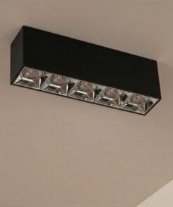 kelvo® LUMINAR KLV-101-0333 Φωτιστικό Downlight Σποτ LED 20W 2800lm 36° AC 220-240V IP20 Φυσικό Λευκό 4500K – Osram SMD Chip & TÜV SÜD Driver – Μαύρο Ματ – Μ19.5 x Π4.2 x Υ6.6cm – 5 Χρόνια Εγγύηση