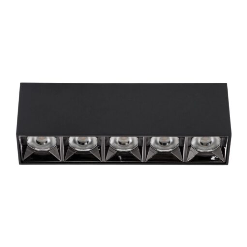 kelvo® LUMINAR KLV-101-0333 Φωτιστικό Downlight Σποτ LED 20W 2800lm 36° AC 220-240V IP20 Φυσικό Λευκό 4500K – Osram SMD Chip & TÜV SÜD Driver – Μαύρο Ματ – Μ19.5 x Π4.2 x Υ6.6cm – 5 Χρόνια Εγγύηση