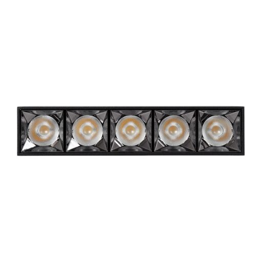 kelvo® LUMINAR KLV-101-0333 Φωτιστικό Downlight Σποτ LED 20W 2800lm 36° AC 220-240V IP20 Φυσικό Λευκό 4500K – Osram SMD Chip & TÜV SÜD Driver – Μαύρο Ματ – Μ19.5 x Π4.2 x Υ6.6cm – 5 Χρόνια Εγγύηση