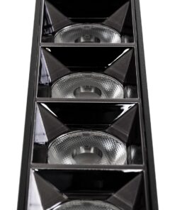kelvo® LUMINAR KLV-101-0333 Φωτιστικό Downlight Σποτ LED 20W 2800lm 36° AC 220-240V IP20 Φυσικό Λευκό 4500K – Osram SMD Chip & TÜV SÜD Driver – Μαύρο Ματ – Μ19.5 x Π4.2 x Υ6.6cm – 5 Χρόνια Εγγύηση