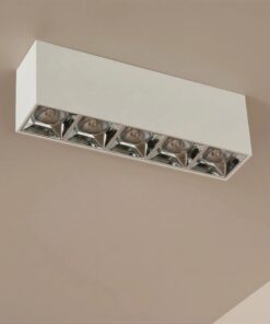 kelvo® LUMINAR KLV-101-0334 Φωτιστικό Downlight Σποτ LED 20W 2800lm 36° AC 220-240V IP20 Φυσικό Λευκό 4500K – Osram SMD Chip & TÜV SÜD Driver – Λευκό Ματ – Μ19.5 x Π4.2 x Υ6.6cm – 5 Χρόνια Εγγύηση