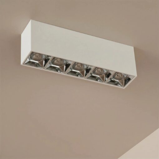 kelvo® LUMINAR KLV-101-0334 Φωτιστικό Downlight Σποτ LED 20W 2800lm 36° AC 220-240V IP20 Φυσικό Λευκό 4500K – Osram SMD Chip & TÜV SÜD Driver – Λευκό Ματ – Μ19.5 x Π4.2 x Υ6.6cm – 5 Χρόνια Εγγύηση