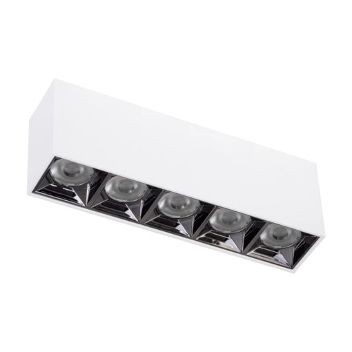 kelvo® LUMINAR KLV-101-0334 Φωτιστικό Downlight Σποτ LED 20W 2800lm 36° AC 220-240V IP20 Φυσικό Λευκό 4500K – Osram SMD Chip & TÜV SÜD Driver – Λευκό Ματ – Μ19.5 x Π4.2 x Υ6.6cm – 5 Χρόνια Εγγύηση