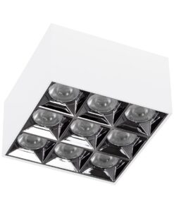 kelvo® LUMINAR KLV-101-0342 Φωτιστικό Downlight Σποτ LED 30W 4200lm 36° AC 220-240V IP20 Φυσικό Λευκό 4500K – Osram SMD Chip & TÜV SÜD Driver – Λευκό Ματ – Μ12 x Π12 x Υ6.6cm – 5 Χρόνια Εγγύηση