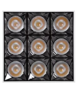 kelvo® LUMINAR KLV-101-0342 Φωτιστικό Downlight Σποτ LED 30W 4200lm 36° AC 220-240V IP20 Φυσικό Λευκό 4500K – Osram SMD Chip & TÜV SÜD Driver – Λευκό Ματ – Μ12 x Π12 x Υ6.6cm – 5 Χρόνια Εγγύηση