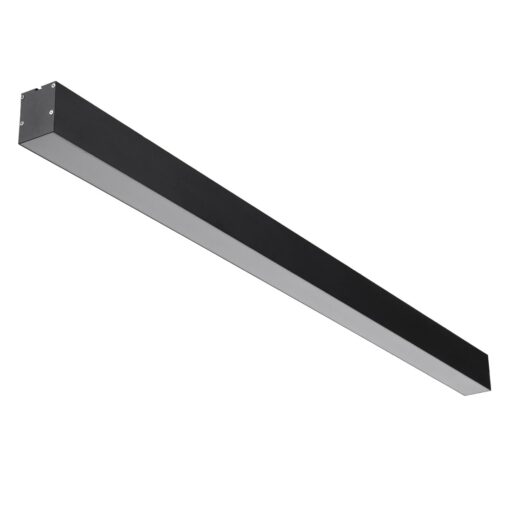 kelvo® ORION KLV-101-0362-V2 Γραμμικό Φωτιστικό Οροφής LED 72W 7200lm 120° AC 220-240V IP20 Ρυθμιζόμενο Λευκό CCT με Χειριστήριο από 2700K έως 6000K Dimmable – Lumileds SMD Chip – Μαύρο Ματ – Μ120 x Π5 x Υ7.5cm – 3 Χρόνια Εγγύηση