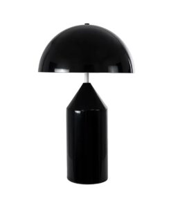 kelvo® URANUS KLV-101-0371 Επιτραπέζιο Φωτιστικό Πορτατίφ για 2 Λάμπες με Ντουί E27 AC 220-240V IP20 – Μαύρο Ματ – Μ35 x Π35 x Υ54cm
