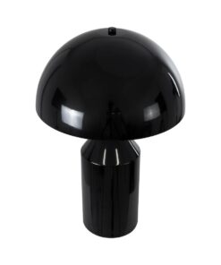 kelvo® URANUS KLV-101-0371 Επιτραπέζιο Φωτιστικό Πορτατίφ για 2 Λάμπες με Ντουί E27 AC 220-240V IP20 – Μαύρο Ματ – Μ35 x Π35 x Υ54cm