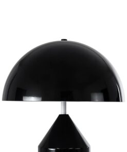 kelvo® URANUS KLV-101-0371 Επιτραπέζιο Φωτιστικό Πορτατίφ για 2 Λάμπες με Ντουί E27 AC 220-240V IP20 – Μαύρο Ματ – Μ35 x Π35 x Υ54cm