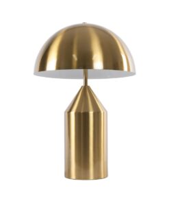 kelvo® URANUS KLV-101-0372 Επιτραπέζιο Φωτιστικό Πορτατίφ για 2 Λάμπες με Ντουί E27 AC 220-240V IP20 – Χρυσό Πλατίνα – Μ35 x Π35 x Υ54cm
