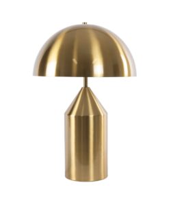 kelvo® URANUS KLV-101-0372 Επιτραπέζιο Φωτιστικό Πορτατίφ για 2 Λάμπες με Ντουί E27 AC 220-240V IP20 – Χρυσό Πλατίνα – Μ35 x Π35 x Υ54cm