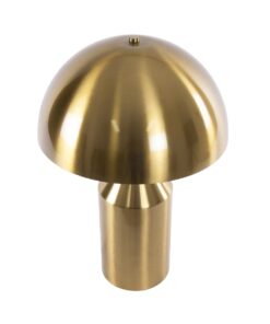 kelvo® URANUS KLV-101-0372 Επιτραπέζιο Φωτιστικό Πορτατίφ για 2 Λάμπες με Ντουί E27 AC 220-240V IP20 – Χρυσό Πλατίνα – Μ35 x Π35 x Υ54cm