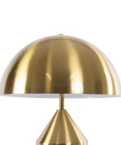 kelvo® URANUS KLV-101-0372 Επιτραπέζιο Φωτιστικό Πορτατίφ για 2 Λάμπες με Ντουί E27 AC 220-240V IP20 – Χρυσό Πλατίνα – Μ35 x Π35 x Υ54cm