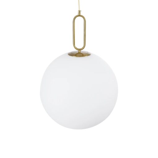 kelvo® BELLISSIMO KLV-101-0378 Κρεμαστό Φωτιστικό Οροφής για Λάμπα με Ντουί E27 AC 220-240V IP20 – Χρυσό Βούρτσας Πλατίνα & Λευκό – Μ40 x Π40 x Υ62cm