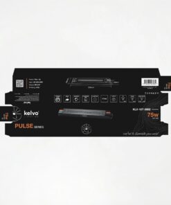kelvo® PULSE KLV-107-0002 Ultra Slim Τροφοδοτικό/Μετασχηματιστής Class I PELV 75W 3A AC 220-240V σε DC 24V IP20 – Γκρι Ανθρακί Ματ – Μ23 x Π1.9 x Υ2cm – 5 Χρόνια Εγγύηση