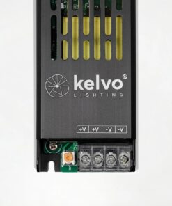 kelvo® ILUMA KLV-107-0006 Slim Τροφοδοτικό/Μετασχηματιστής Class I PELV 60W 5A AC 220-240V σε DC 12V IP20 – Γκρι Ανθρακί Ματ – Μ13.3 x Π4.8 x Υ2.8cm – 5 Χρόνια Εγγύηση