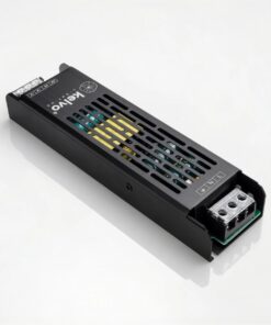kelvo® ILUMA KLV-107-0008 Slim Τροφοδοτικό/Μετασχηματιστής Class I PELV 150W 12.5A AC 220-240V σε DC 12V IP20 – Γκρι Ανθρακί Ματ – Μ18.1 x Π4.8 x Υ2.8cm – 5 Χρόνια Εγγύηση