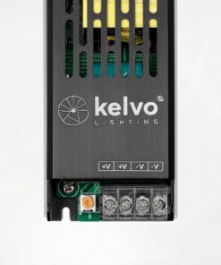 kelvo® ILUMA KLV-107-0008 Slim Τροφοδοτικό/Μετασχηματιστής Class I PELV 150W 12.5A AC 220-240V σε DC 12V IP20 – Γκρι Ανθρακί Ματ – Μ18.1 x Π4.8 x Υ2.8cm – 5 Χρόνια Εγγύηση