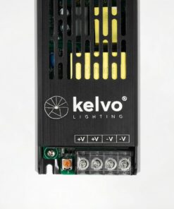 kelvo® ILUMA KLV-107-0009 Slim Τροφοδοτικό/Μετασχηματιστής Class I PELV 200W 16.5A AC 220-240V σε DC 12V IP20 – Γκρι Ανθρακί Ματ – Μ18.5 x Π5.9 x Υ2.8cm – 5 Χρόνια Εγγύηση