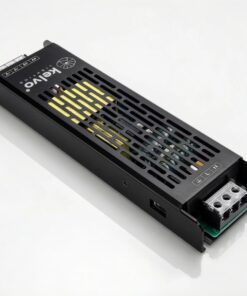 kelvo® ILUMA KLV-107-0011 Slim Τροφοδοτικό/Μετασχηματιστής Class I PELV 400W 33A AC 220-240V σε DC 12V IP20 – Γκρι Ανθρακί Ματ – Μ22.3 x Π5.9 x Υ2.8cm – 5 Χρόνια Εγγύηση