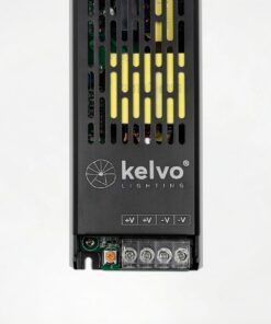 kelvo® ILUMA KLV-107-0011 Slim Τροφοδοτικό/Μετασχηματιστής Class I PELV 400W 33A AC 220-240V σε DC 12V IP20 – Γκρι Ανθρακί Ματ – Μ22.3 x Π5.9 x Υ2.8cm – 5 Χρόνια Εγγύηση