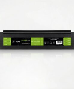 kelvo® ILUMA KLV-107-0013 Slim Τροφοδοτικό/Μετασχηματιστής Class I PELV 100W 4.1A AC 220-240V σε DC 24V IP20 – Γκρι Ανθρακί Ματ – Μ16 x Π4.8 x Υ2.8cm – 5 Χρόνια Εγγύηση