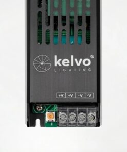 kelvo® ILUMA KLV-107-0014 Slim Τροφοδοτικό/Μετασχηματιστής Class I PELV 150W 6.25A AC 220-240V σε DC 24V IP20 – Γκρι Ανθρακί Ματ – Μ18.1 x Π4.8 x Υ2.8cm – 5 Χρόνια Εγγύηση