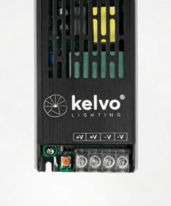 kelvo® ILUMA KLV-107-0015 Slim Τροφοδοτικό/Μετασχηματιστής Class I PELV 200W 8.3A AC 220-240V σε DC 24V IP20 – Γκρι Ανθρακί Ματ – Μ18.5 x Π5.9 x Υ2.8cm – 5 Χρόνια Εγγύηση