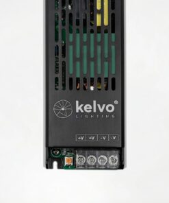 kelvo® ILUMA KLV-107-0016 Slim Τροφοδοτικό/Μετασχηματιστής Class I PELV 300W 12.5A AC 220-240V σε DC 24V IP20 – Γκρι Ανθρακί Ματ – Μ19.6 x Π5.9 x Υ2.8cm – 5 Χρόνια Εγγύηση