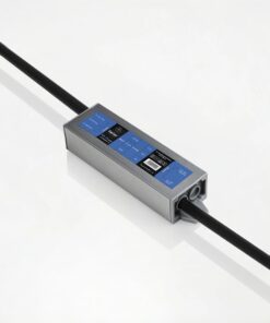 kelvo® SELAS KLV-107-0018 Τροφοδοτικό/Μετασχηματιστής Class II SELV 15W 1.25A AC 220-240V σε DC 12V Αδιάβροχο IP67 – Γκρι Ανθρακί Ματ – Μ11 x Π3 x Υ2cm – 5 Χρόνια Εγγύηση