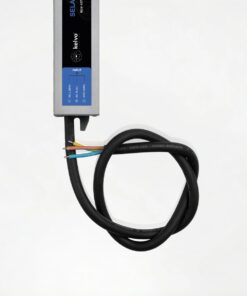 kelvo® SELAS KLV-107-0021 Τροφοδοτικό/Μετασχηματιστής Class II SELV 45W 3.75A AC 220-240V σε DC 12V Αδιάβροχο IP67 – Γκρι Ανθρακί Ματ – Μ22 x Π3 x Υ2cm – 5 Χρόνια Εγγύηση
