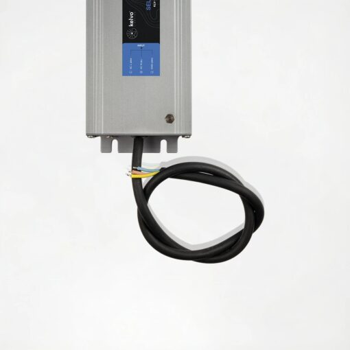 kelvo® SELAS KLV-107-0025 Τροφοδοτικό/Μετασχηματιστής Class I PELV 200W 16.6A AC 220-240V σε DC 12V Αδιάβροχο IP67 – Γκρι Ανθρακί Ματ – Μ25 x Π7.2 x Υ3.2cm – 5 Χρόνια Εγγύηση