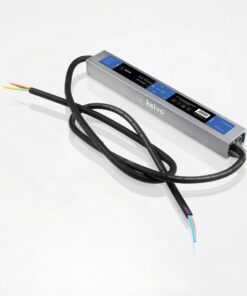 kelvo® SELAS KLV-107-0030 Τροφοδοτικό/Μετασχηματιστής Class II SELV 36W 1.5A AC 220-240V σε DC 24V Αδιάβροχο IP67 – Γκρι Ανθρακί Ματ – Μ22 x Π3 x Υ2cm – 5 Χρόνια Εγγύηση