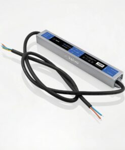 kelvo® SELAS KLV-107-0031 Τροφοδοτικό/Μετασχηματιστής Class II SELV 45W 1.87A AC 220-240V σε DC 24V Αδιάβροχο IP67 – Γκρι Ανθρακί Ματ – Μ22 x Π3 x Υ2cm – 5 Χρόνια Εγγύηση